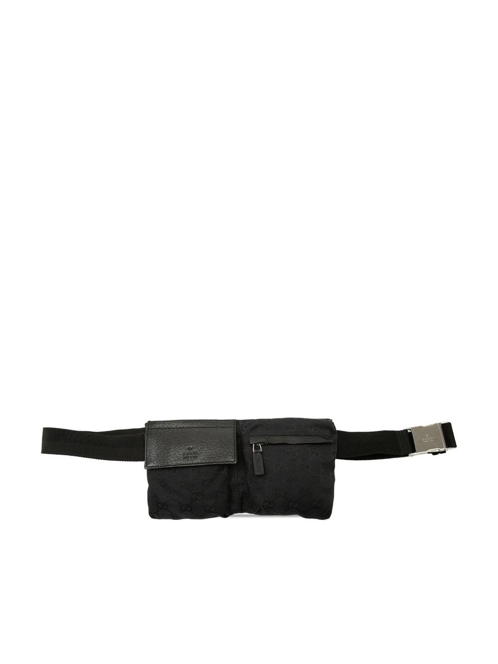 Gucci Gg Canvas Double Pocket Belt Bag #350547G60B